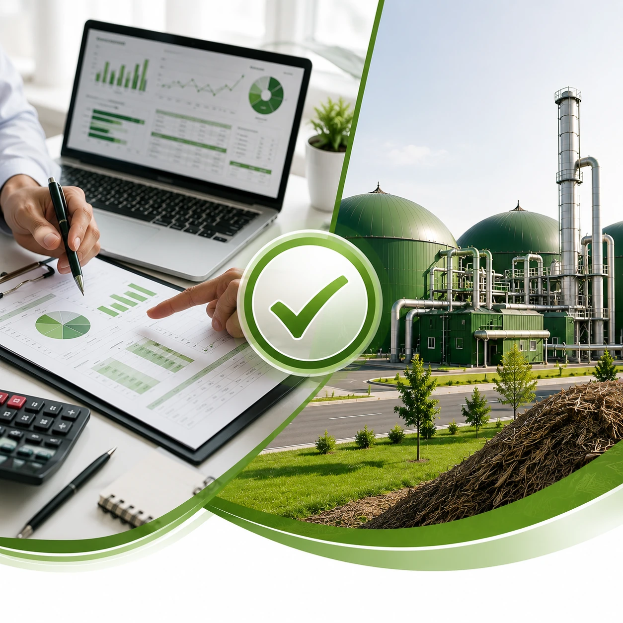 Biomass project development and plant implementation
