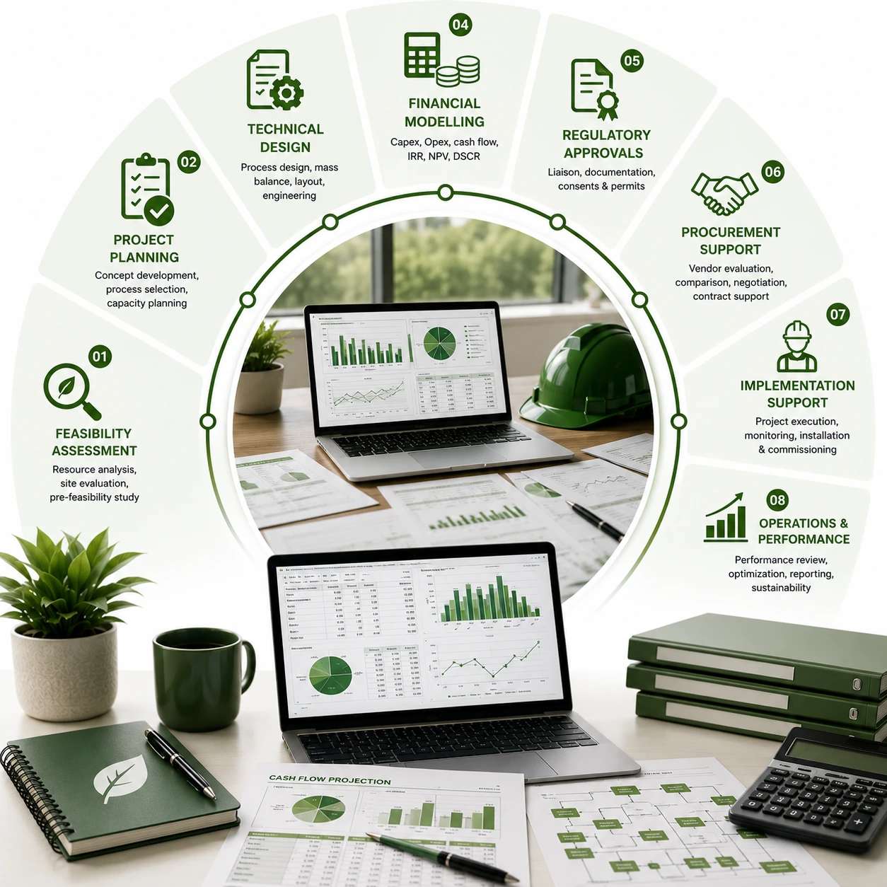 Biomass financial modelling framework